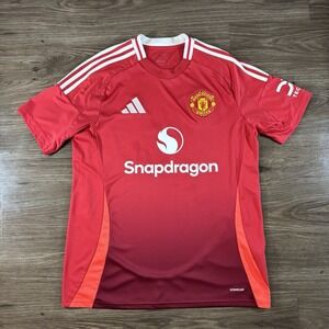Manchester United Adidas Aeroready Slim Fit Mens L Red Snapdragon NA Region #24